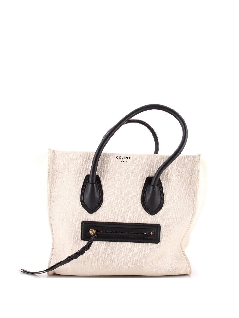 Celine Phantom Bag Canvas Medium #281651C71B